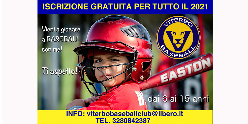 Manifesto Baseball Viterbo