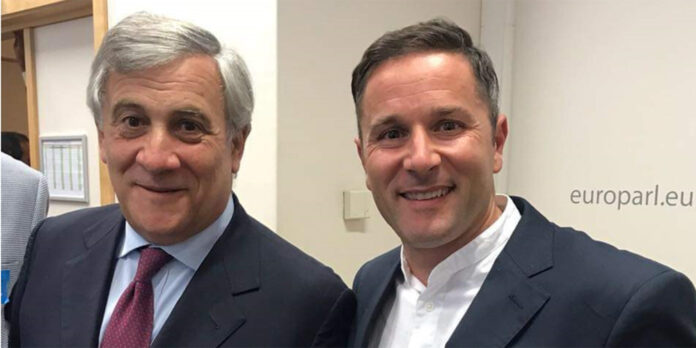 Marco Marcucci con Tajani