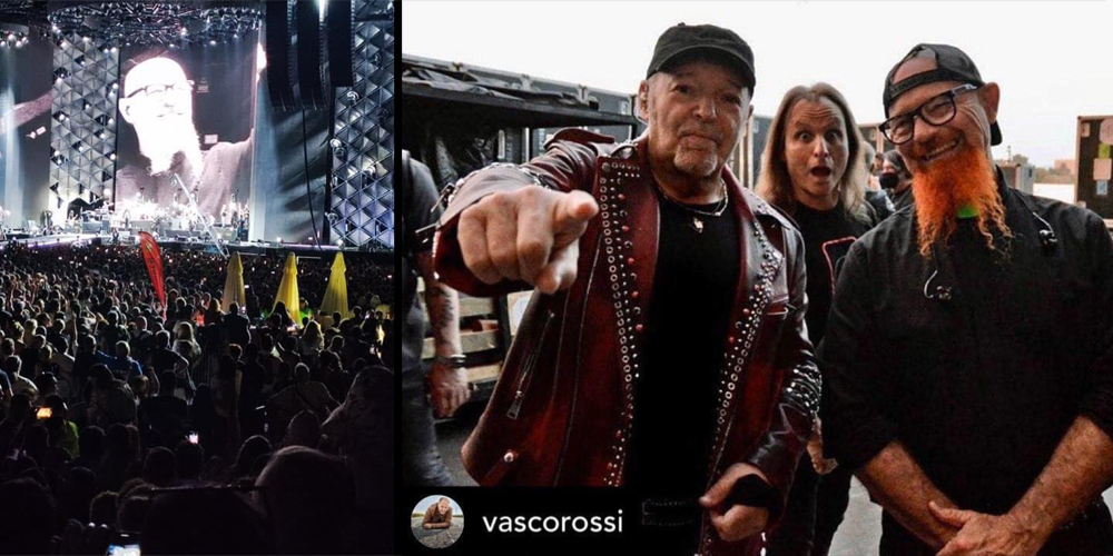 Alberto Rocchetti, di ritorno dal tour con Vasco Rossi